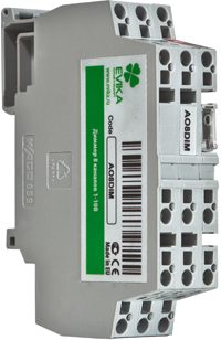 EVIKA Диммер 8 каналов 1-10 В (AODIM8-KNX)